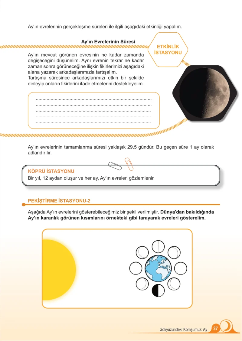 5. Sınıf Fen Bilimleri Ders Kitabı Cevapları Meb Yayınları 1.Kitap Sayfa 37