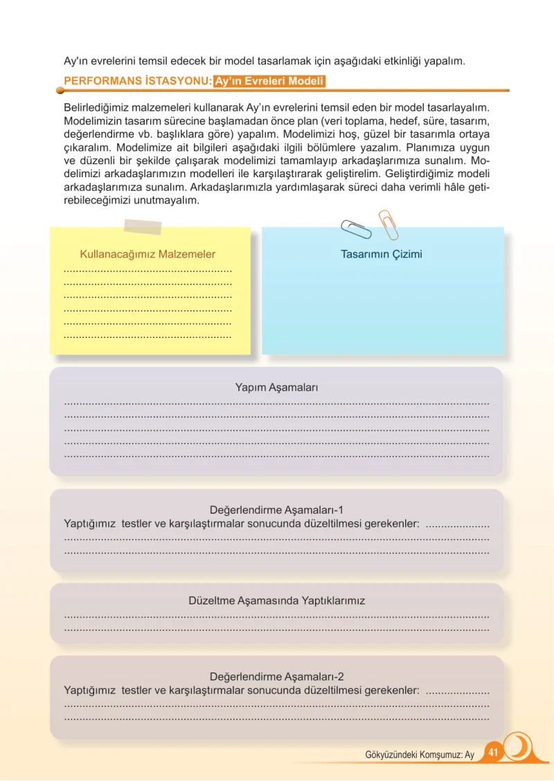 5. Sınıf Fen Bilimleri Ders Kitabı Cevapları Meb Yayınları 1.Kitap Sayfa 41
