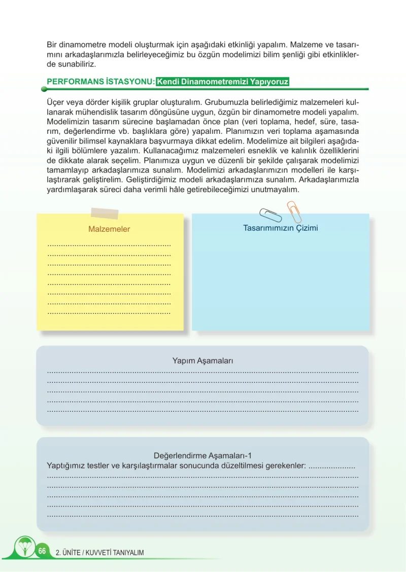 5. Sınıf Fen Bilimleri Ders Kitabı Cevapları Meb Yayınları 1.Kitap Sayfa 66