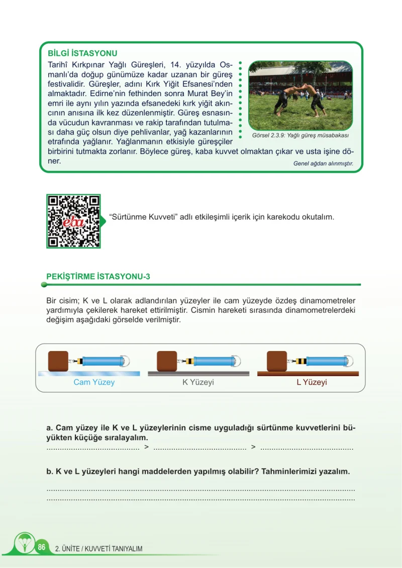 5. Sınıf Fen Bilimleri Ders Kitabı Cevapları Meb Yayınları 1.Kitap Sayfa 86