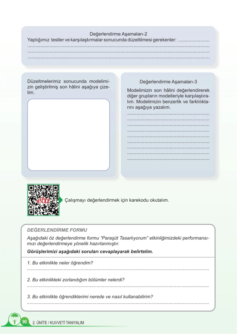5. Sınıf Fen Bilimleri Ders Kitabı Cevapları Meb Yayınları 1.Kitap Sayfa 90