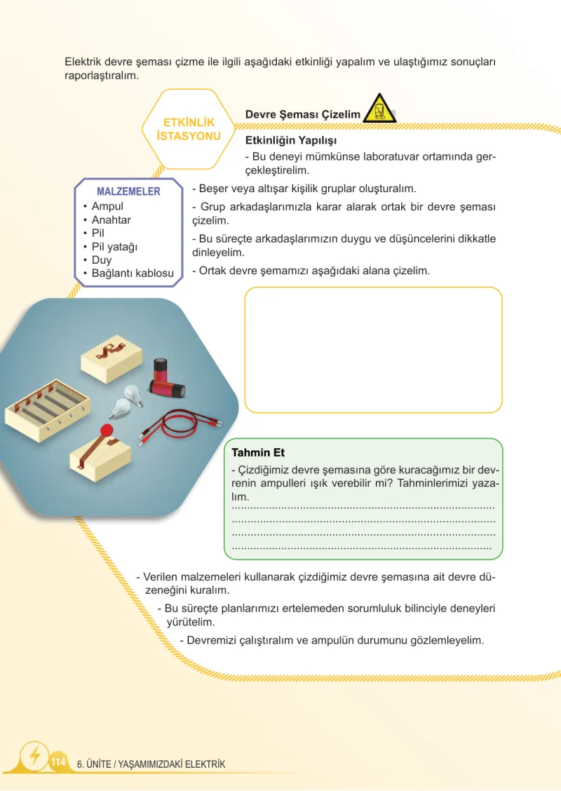 5. Sınıf Fen Bilimleri Ders Kitabı Cevapları Meb Yayınları 2.Kitap Sayfa 114