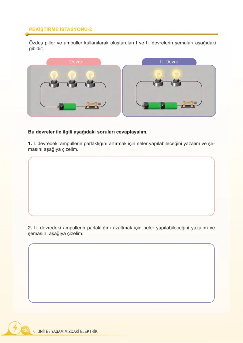 5. Sınıf Fen Bilimleri Ders Kitabı Cevapları Meb Yayınları 2.Kitap Sayfa 126