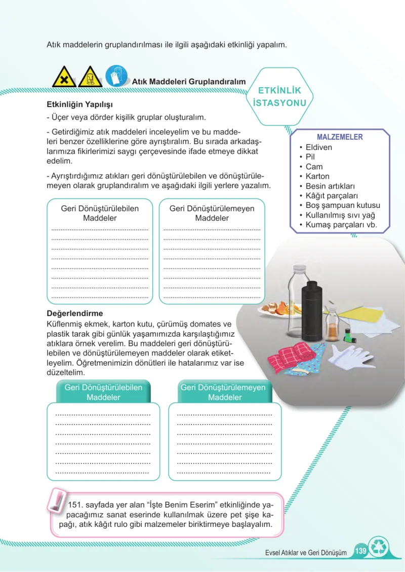 5. Sınıf Fen Bilimleri Ders Kitabı Cevapları Meb Yayınları 2.Kitap Sayfa 139