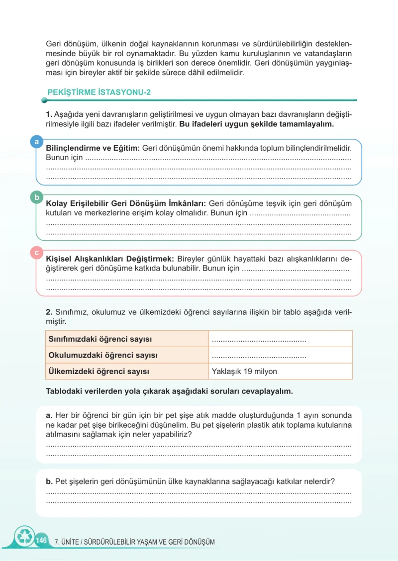 5. Sınıf Fen Bilimleri Ders Kitabı Cevapları Meb Yayınları 2.Kitap Sayfa 146