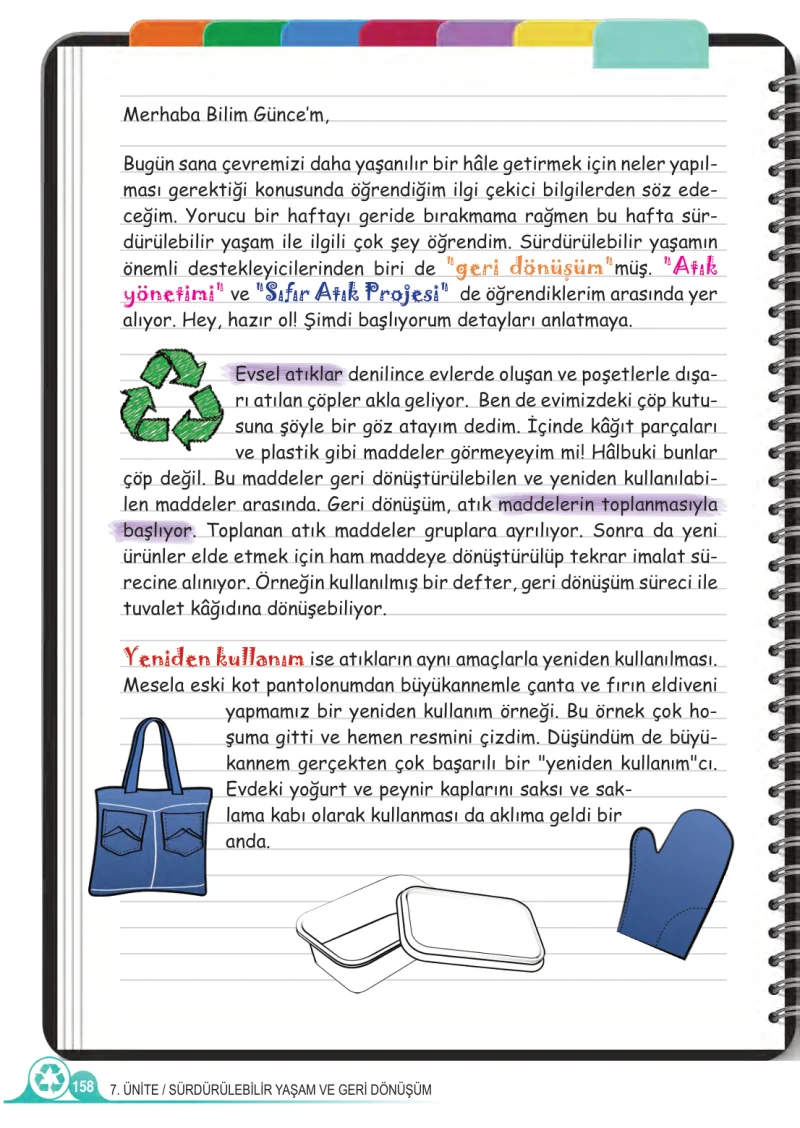 5. Sınıf Fen Bilimleri Ders Kitabı Cevapları Meb Yayınları 2.Kitap Sayfa 158