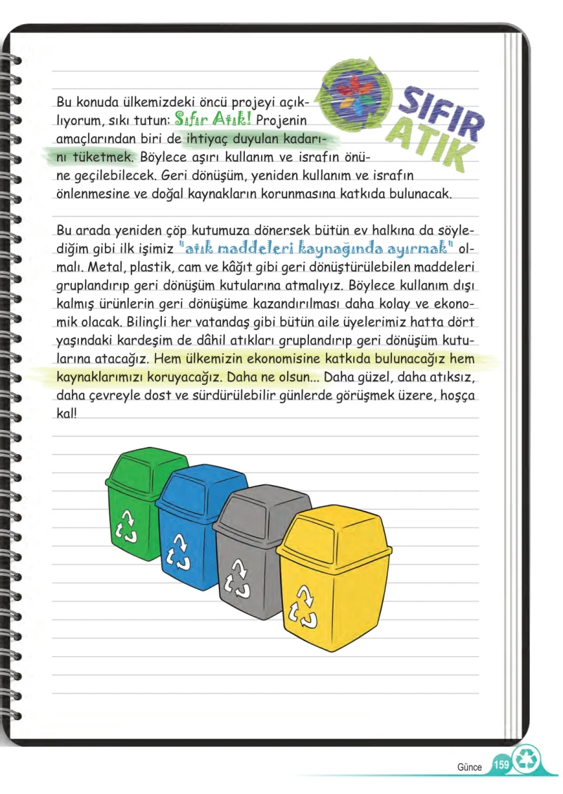 5. Sınıf Fen Bilimleri Ders Kitabı Cevapları Meb Yayınları 2.Kitap Sayfa 159