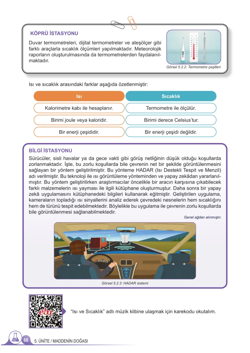 5. Sınıf Fen Bilimleri Ders Kitabı Cevapları Meb Yayınları 2.Kitap Sayfa 68