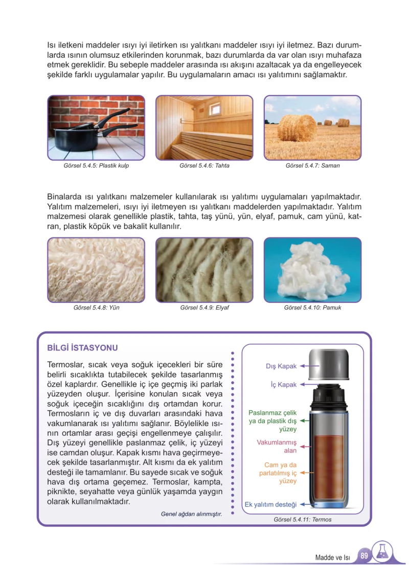 5. Sınıf Fen Bilimleri Ders Kitabı Cevapları Meb Yayınları 2.Kitap Sayfa 89