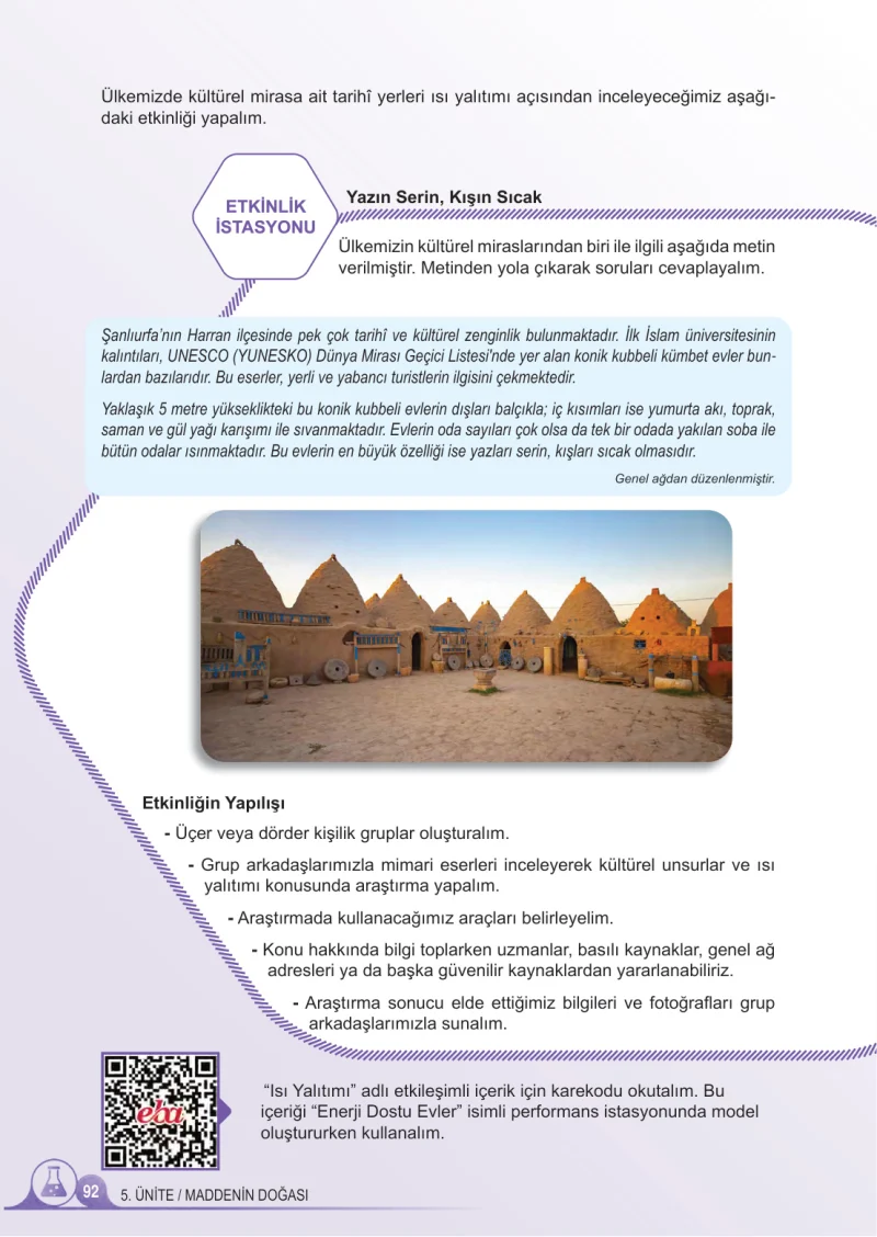 5. Sınıf Fen Bilimleri Ders Kitabı Cevapları Meb Yayınları 2.Kitap Sayfa 92