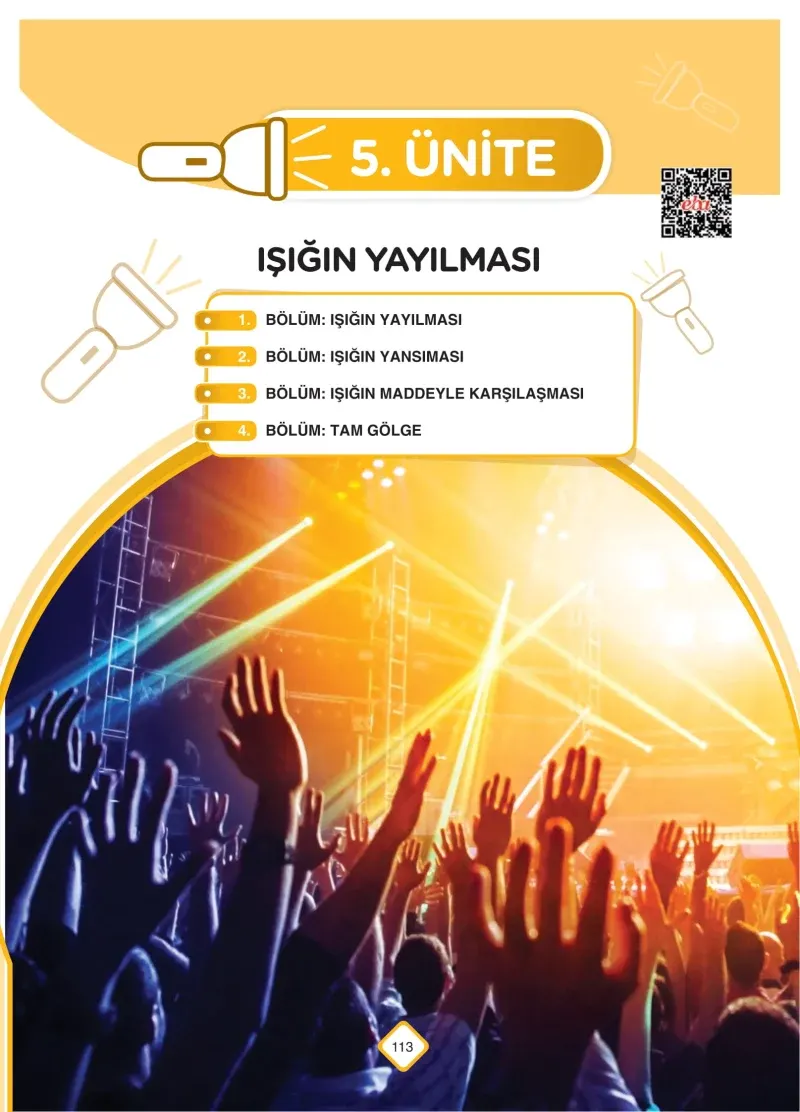 5. Sınıf Fen Bilimleri Ders Kitabı Cevapları SDR Dİkey Yayınları Sayfa 113