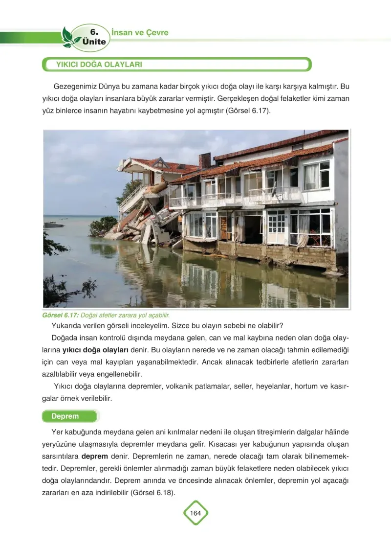 5. Sınıf Fen Bilimleri Ders Kitabı Cevapları SDR Dİkey Yayınları Sayfa 164