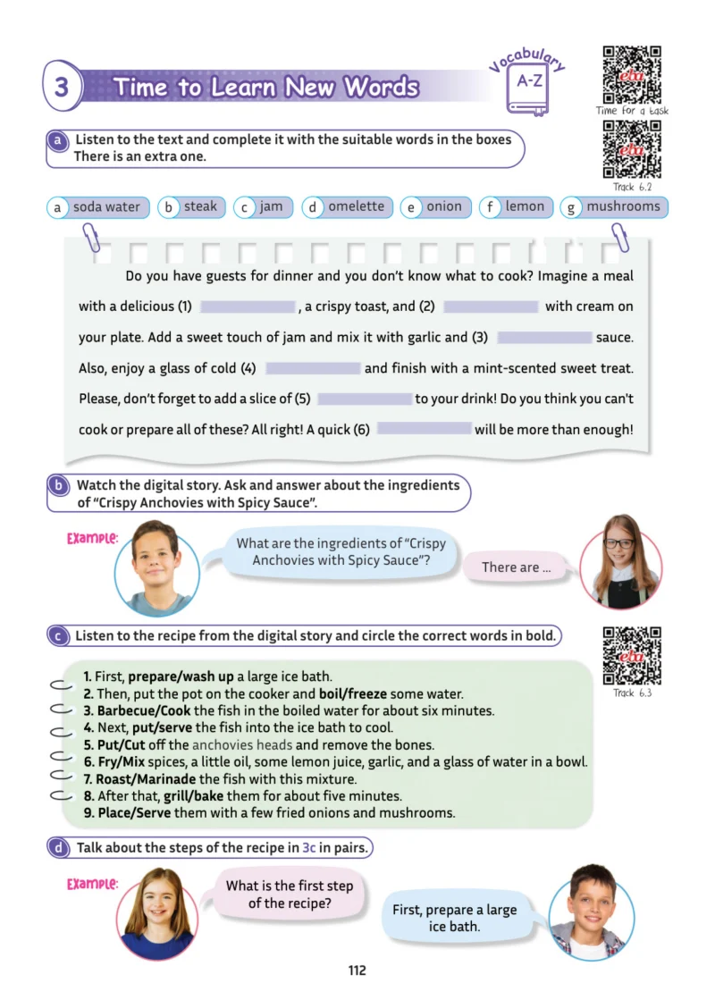 5. Sınıf İngilizce Ders Kitabı Cevapları Meb Yayınları Multi English 1 . Kitap Sayfa 112