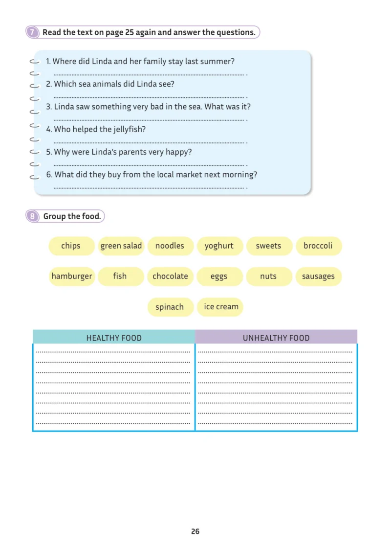 5. Sınıf İngilizce Ders Kitabı Cevapları Meb Yayınları Multi English 1 . Kitap Sayfa 26