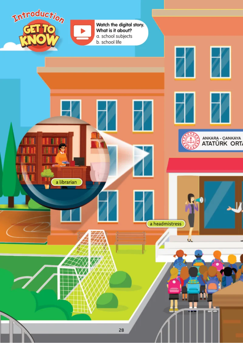5. Sınıf İngilizce Ders Kitabı Cevapları Meb Yayınları Multi English 1 . Kitap Sayfa 28
