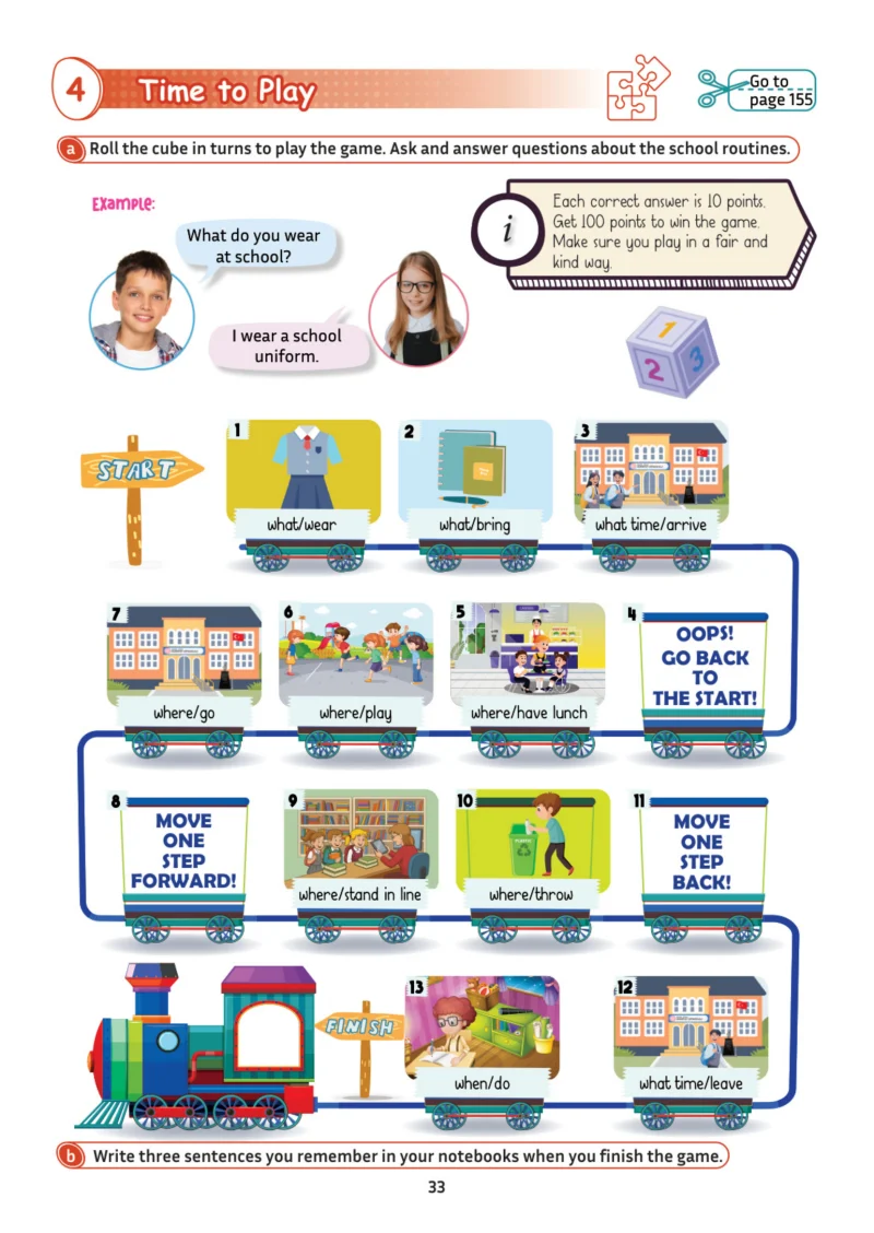 5. Sınıf İngilizce Ders Kitabı Cevapları Meb Yayınları Multi English 1 . Kitap Sayfa 33
