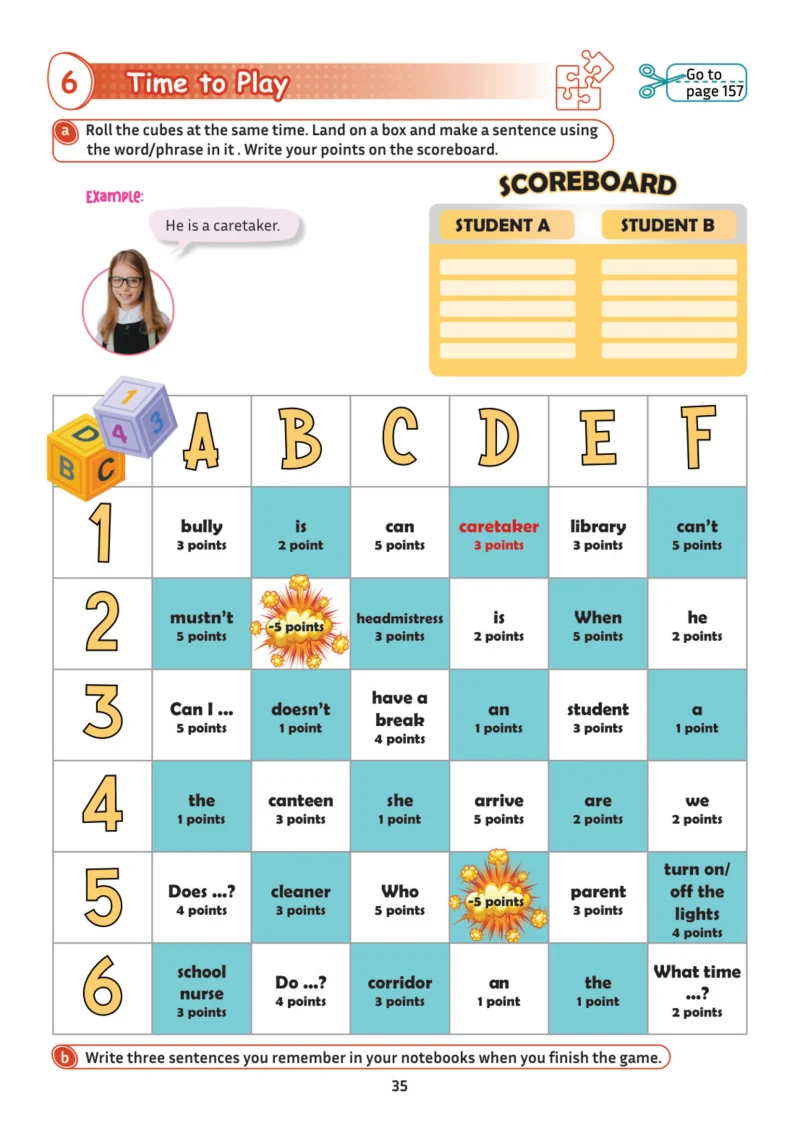5. Sınıf İngilizce Ders Kitabı Cevapları Meb Yayınları Multi English 1 . Kitap Sayfa 35