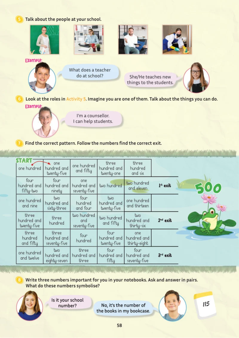 5. Sınıf İngilizce Ders Kitabı Cevapları Meb Yayınları Multi English 1 . Kitap Sayfa 58