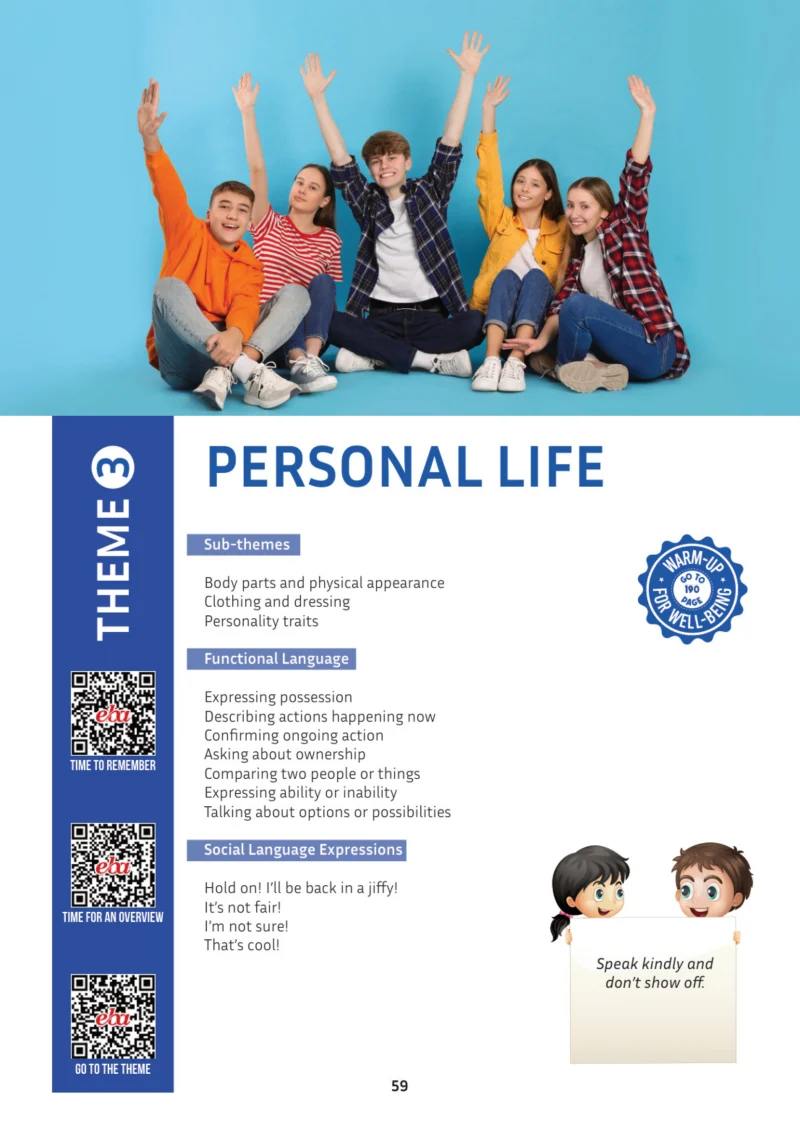 5. Sınıf İngilizce Ders Kitabı Cevapları Meb Yayınları Multi English 1 . Kitap Sayfa 59