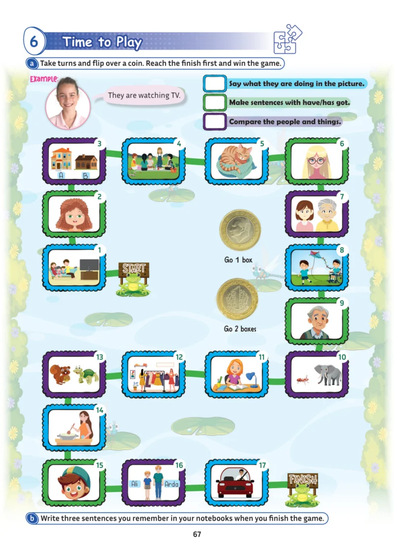 5. Sınıf İngilizce Ders Kitabı Cevapları Meb Yayınları Multi English 1 . Kitap Sayfa 67