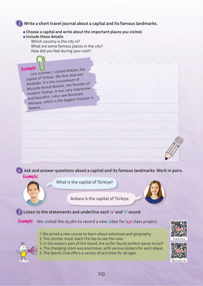 5. Sınıf İngilizce Ders Kitabı Cevapları Meb Yayınları Multi English 2 . Kitap Sayfa 110