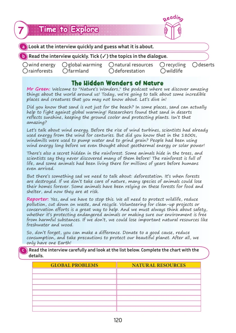 5. Sınıf İngilizce Ders Kitabı Cevapları Meb Yayınları Multi English 2 . Kitap Sayfa 120
