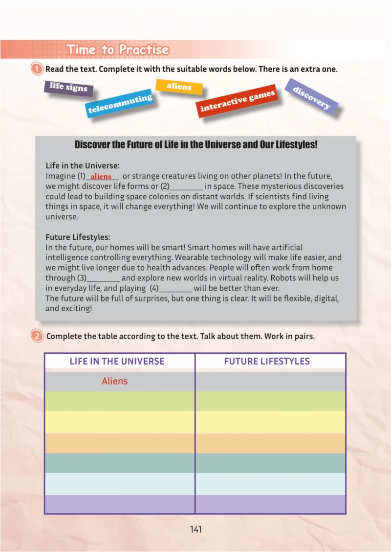 5. Sınıf İngilizce Ders Kitabı Cevapları Meb Yayınları Multi English 2 . Kitap Sayfa 141