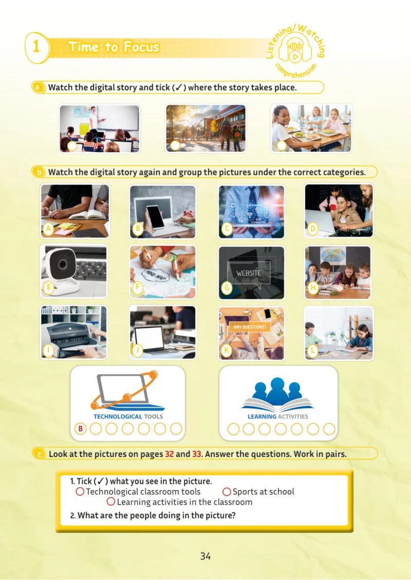 5. Sınıf İngilizce Ders Kitabı Cevapları Meb Yayınları Multi English 2 . Kitap Sayfa 34