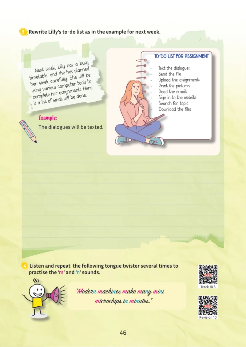 5. Sınıf İngilizce Ders Kitabı Cevapları Meb Yayınları Multi English 2 . Kitap Sayfa 46