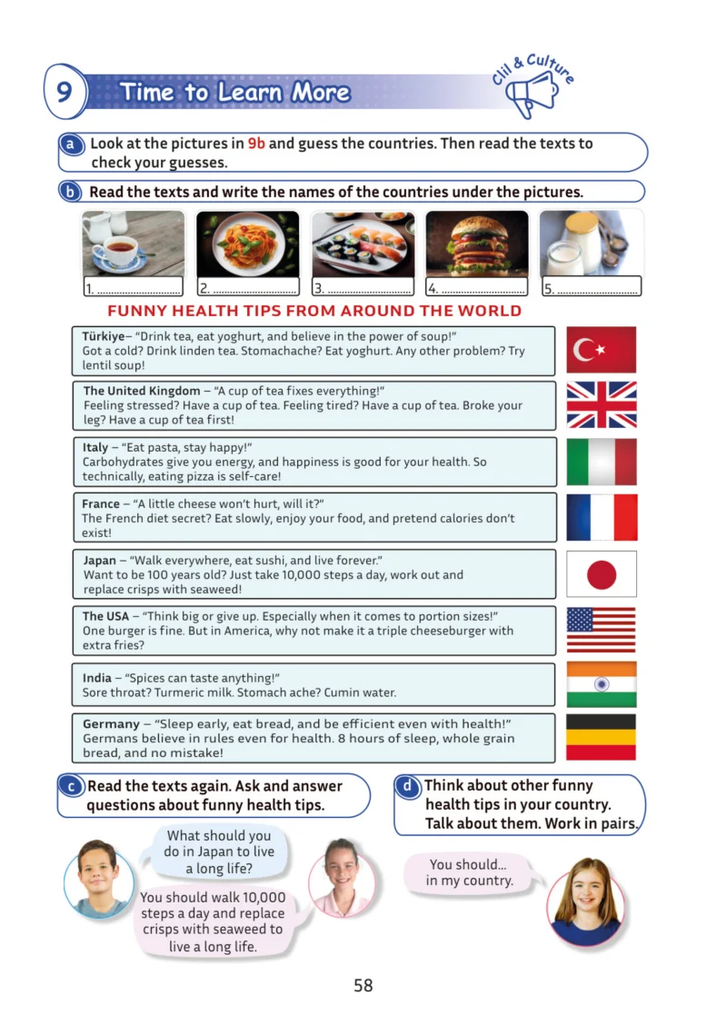 5. Sınıf İngilizce Ders Kitabı Cevapları Meb Yayınları Multi English 2 . Kitap Sayfa 58
