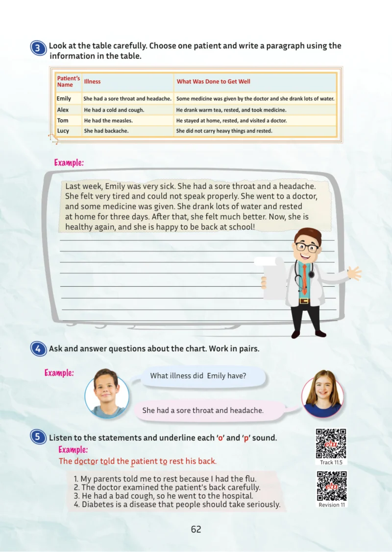 5. Sınıf İngilizce Ders Kitabı Cevapları Meb Yayınları Multi English 2 . Kitap Sayfa 62
