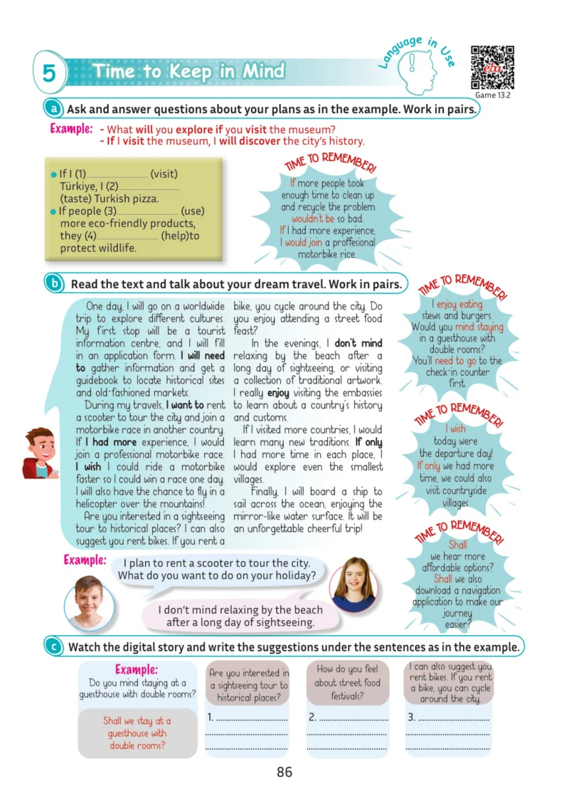 5. Sınıf İngilizce Ders Kitabı Cevapları Meb Yayınları Multi English 2 . Kitap Sayfa 86