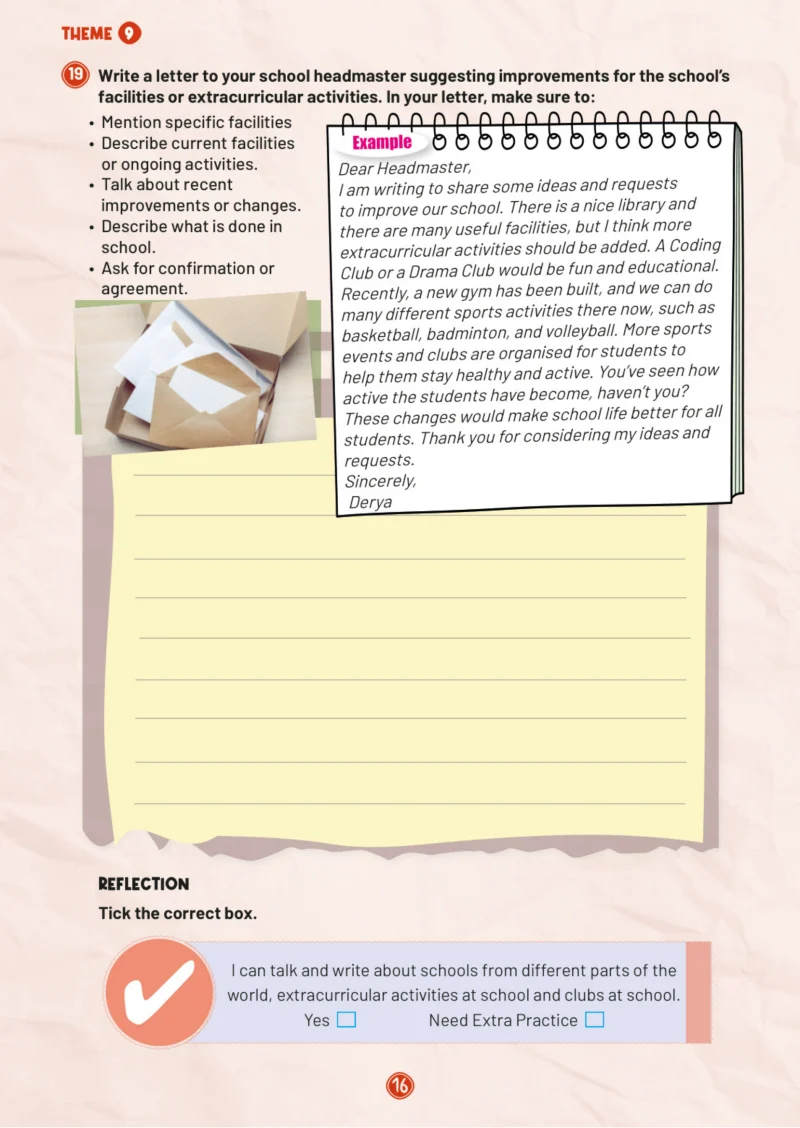 5. Sınıf İngilizce Ders Kitabı Cevapları Meb Yayınları Work Book 2. Kitap Sayfa 16