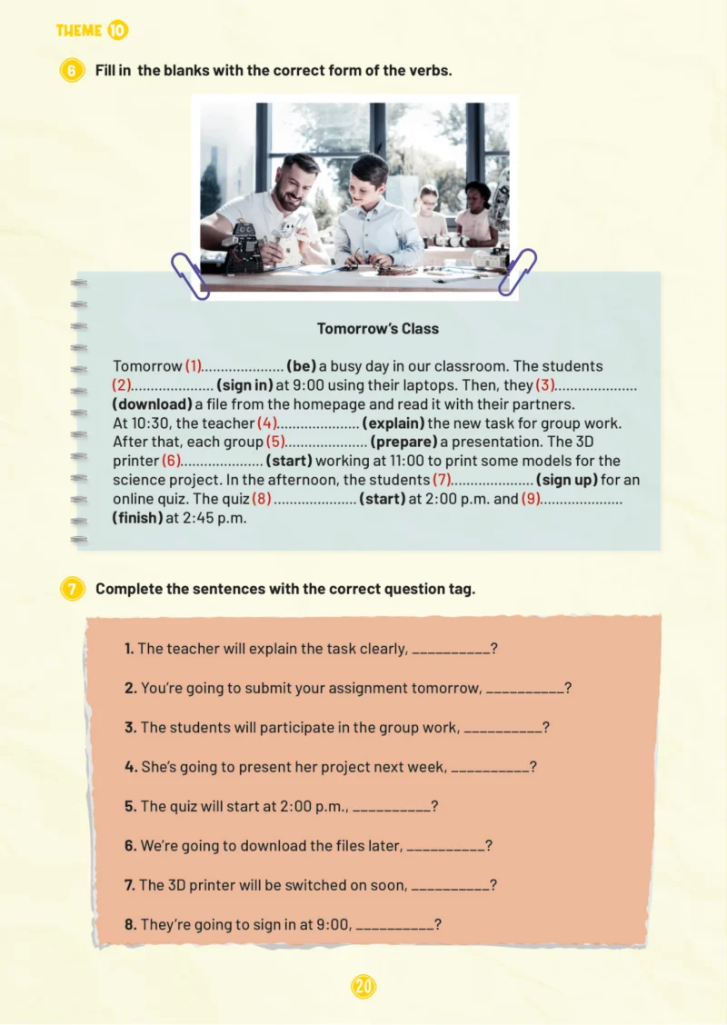 5. Sınıf İngilizce Ders Kitabı Cevapları Meb Yayınları Work Book 2. Kitap Sayfa 20