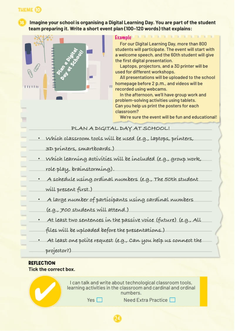 5. Sınıf İngilizce Ders Kitabı Cevapları Meb Yayınları Work Book 2. Kitap Sayfa 24