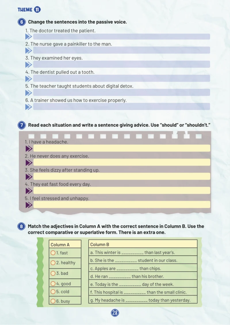 5. Sınıf İngilizce Ders Kitabı Cevapları Meb Yayınları Work Book 2. Kitap Sayfa 28