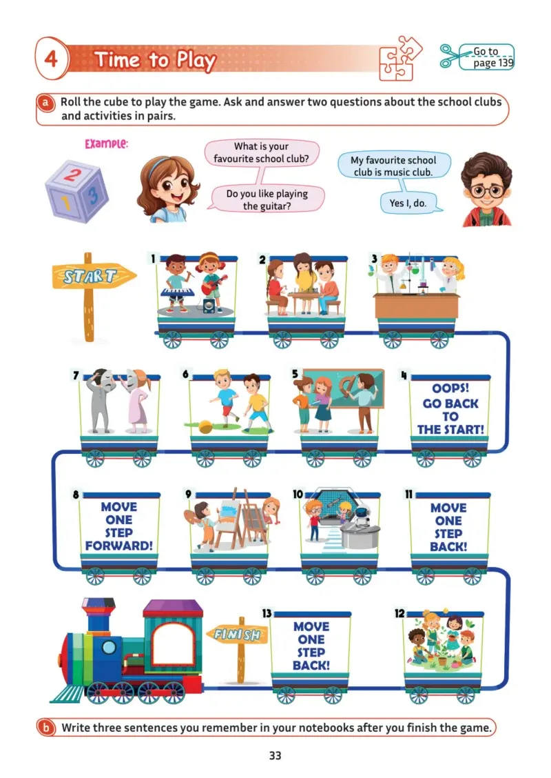 5. Sınıf İngilizce Ders Kitabı Cevapları Meb Yayınları Sayfa 33