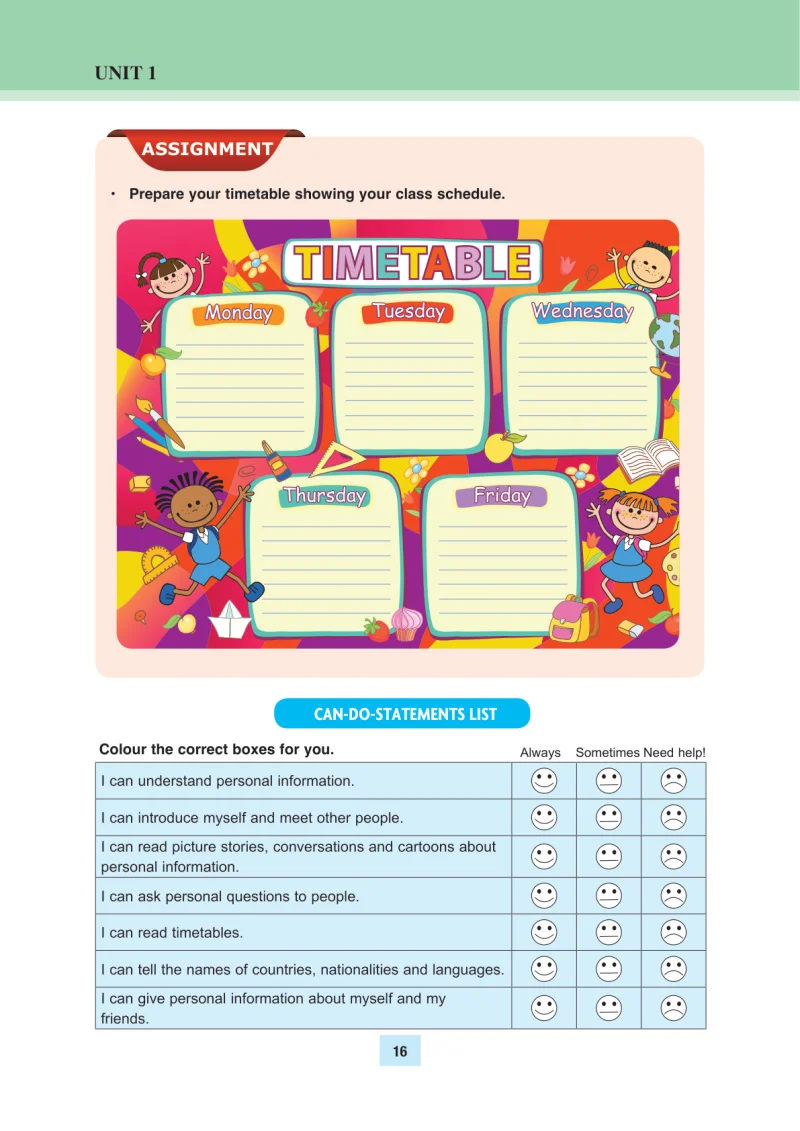 5. Sınıf İngilizce Ders Kitabı Cevapları Özgün Yayınları Sayfa 16