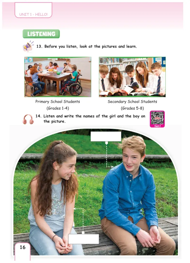5. Sınıf İngilizce Ders Kitabı Cevapları Pasifik Yayınları Sayfa 16