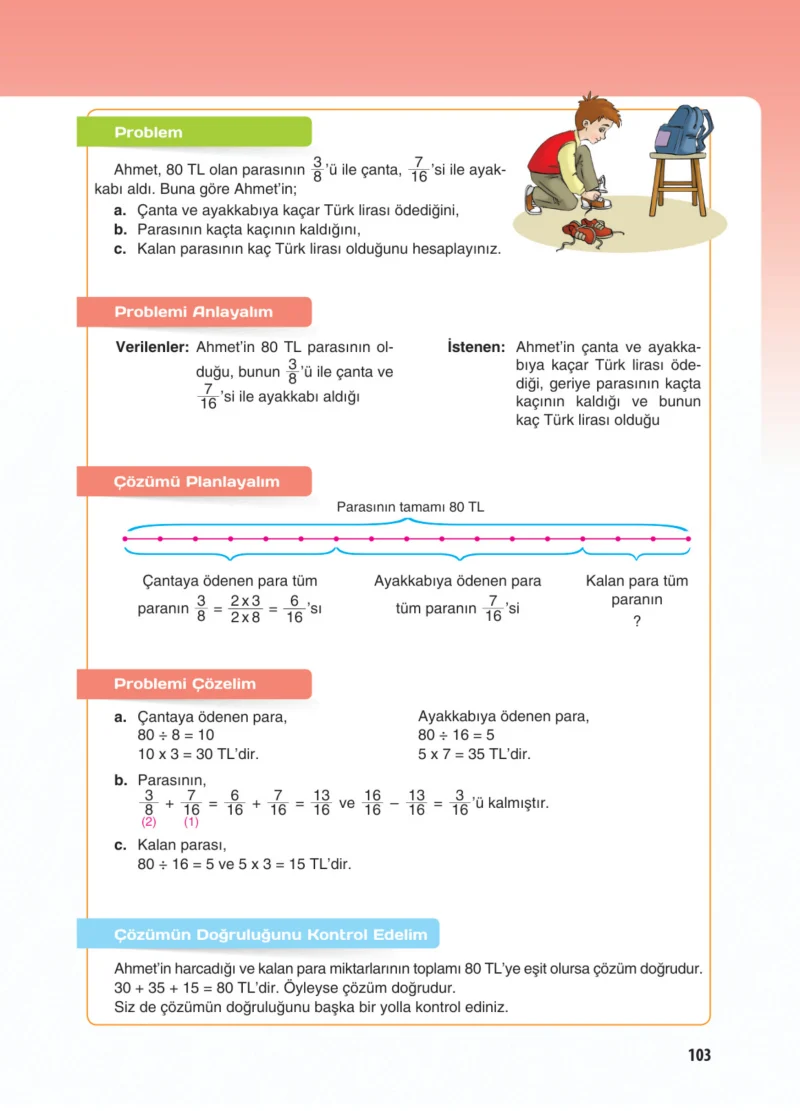 5. Sınıf Matematik Ders Kitabı Cevapları Koza Yayınları Sayfa 103