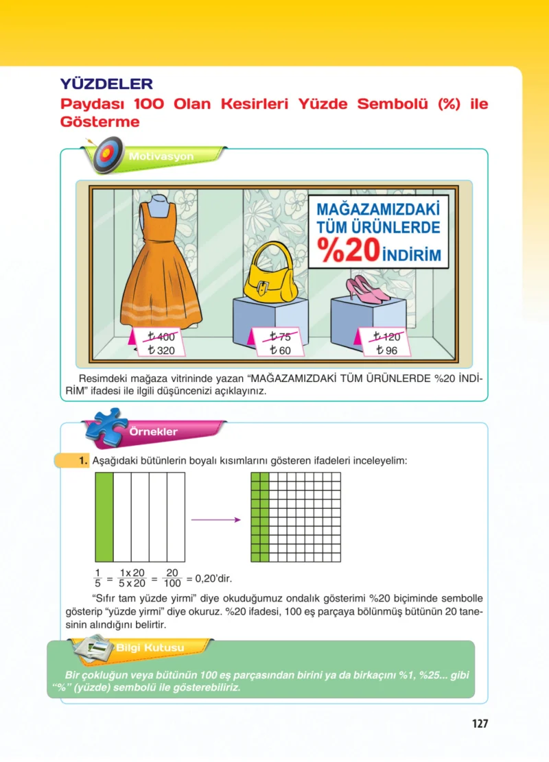 5. Sınıf Matematik Ders Kitabı Cevapları Koza Yayınları Sayfa 127