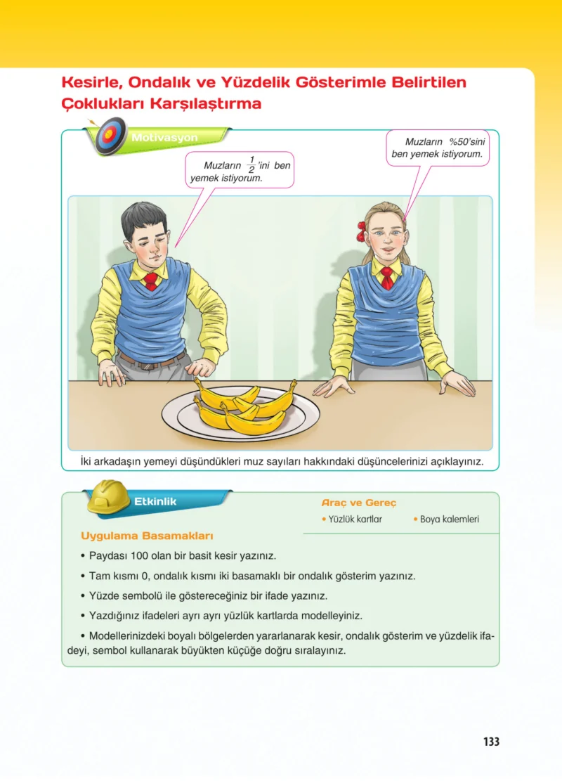 5. Sınıf Matematik Ders Kitabı Cevapları Koza Yayınları Sayfa 133