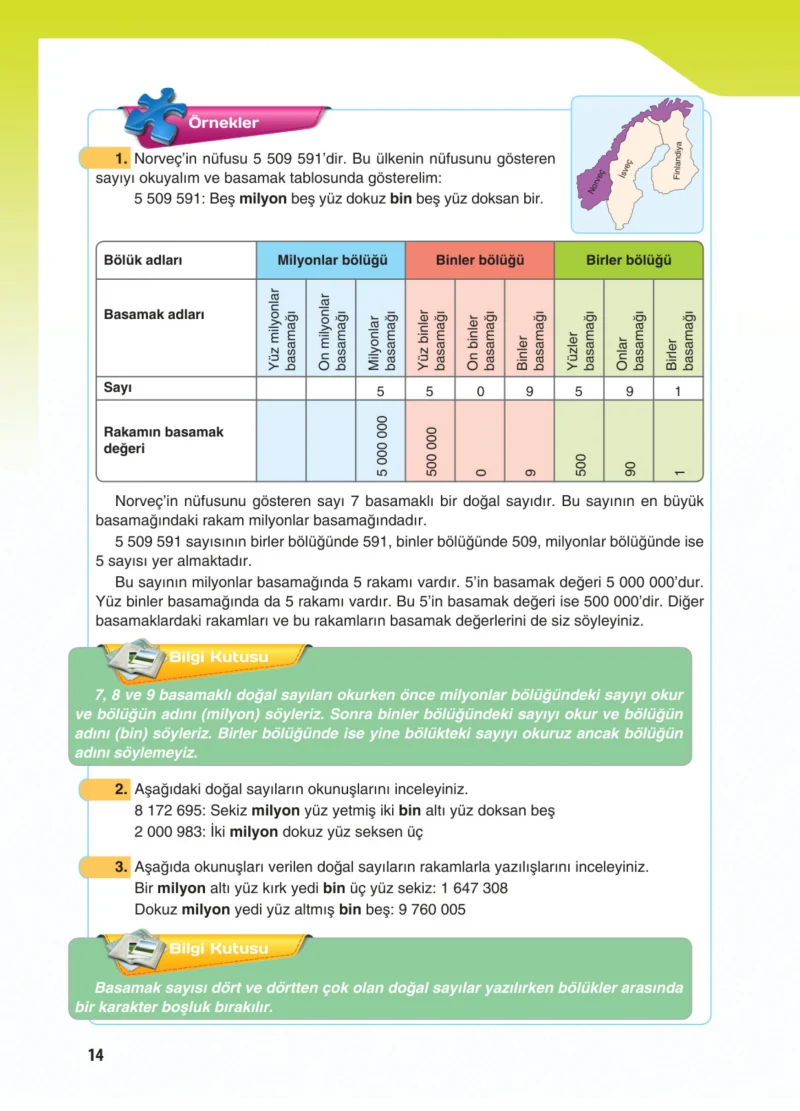 5. Sınıf Matematik Ders Kitabı Cevapları Koza Yayınları Sayfa 14