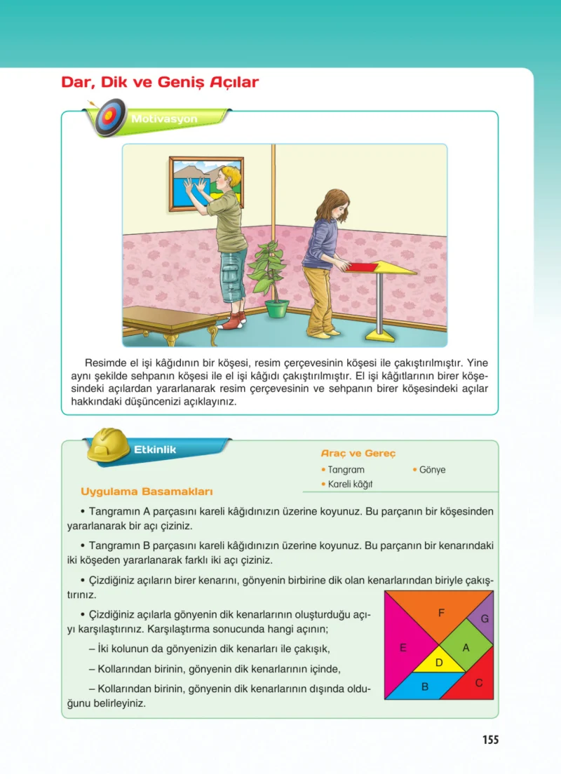 5. Sınıf Matematik Ders Kitabı Cevapları Koza Yayınları Sayfa 155