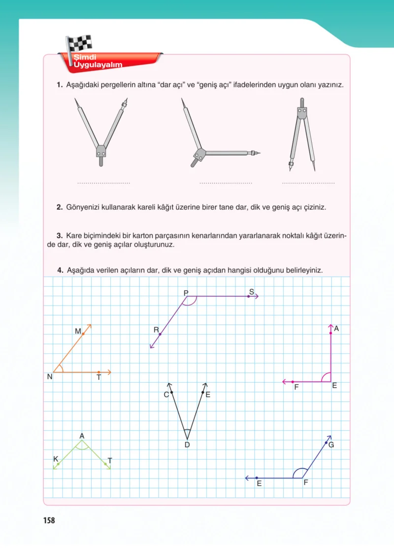 5. Sınıf Matematik Ders Kitabı Cevapları Koza Yayınları Sayfa 158