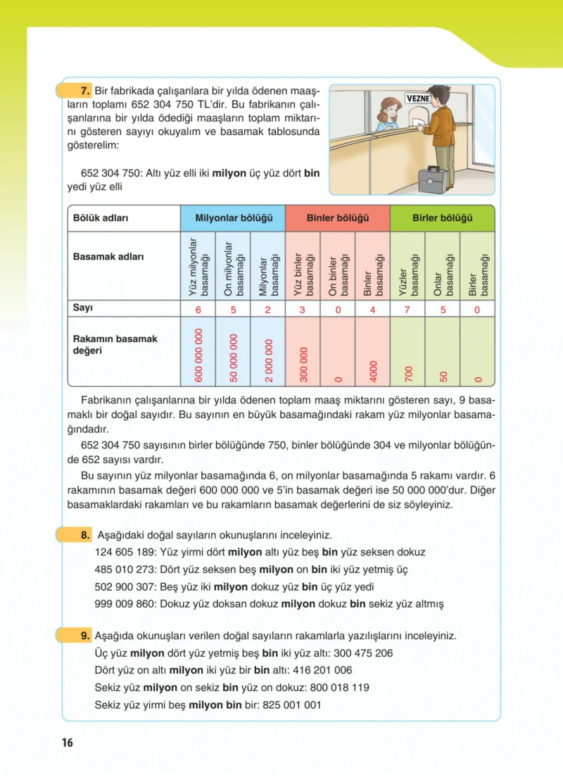 5. Sınıf Matematik Ders Kitabı Cevapları Koza Yayınları Sayfa 16