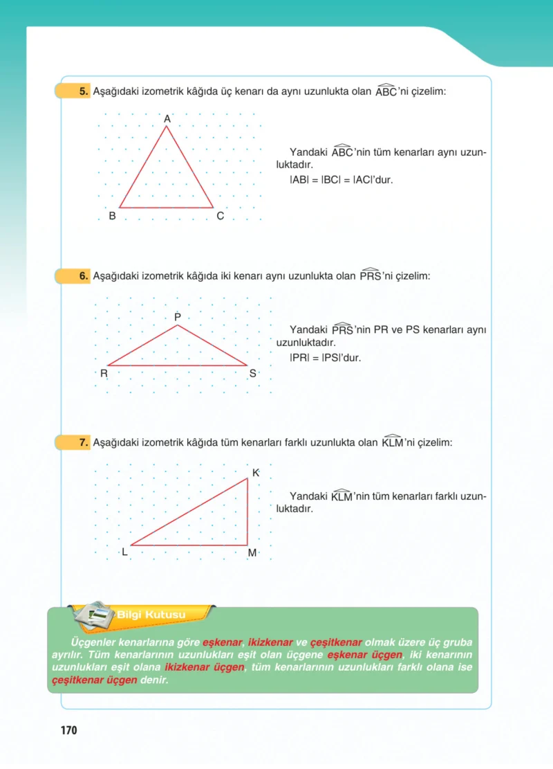 5. Sınıf Matematik Ders Kitabı Cevapları Koza Yayınları Sayfa 170