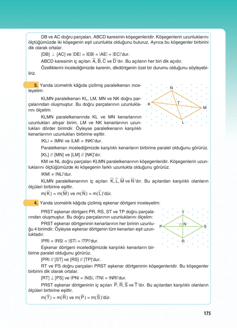 5. Sınıf Matematik Ders Kitabı Cevapları Koza Yayınları Sayfa 175