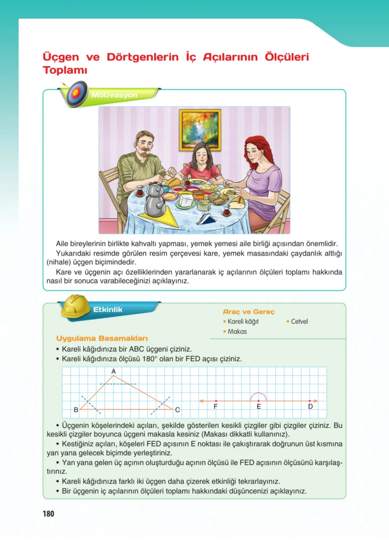 5. Sınıf Matematik Ders Kitabı Cevapları Koza Yayınları Sayfa 180
