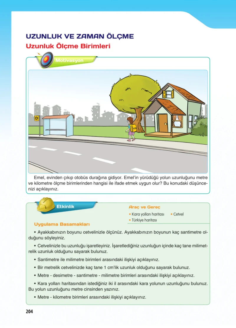 5. Sınıf Matematik Ders Kitabı Cevapları Koza Yayınları Sayfa 204